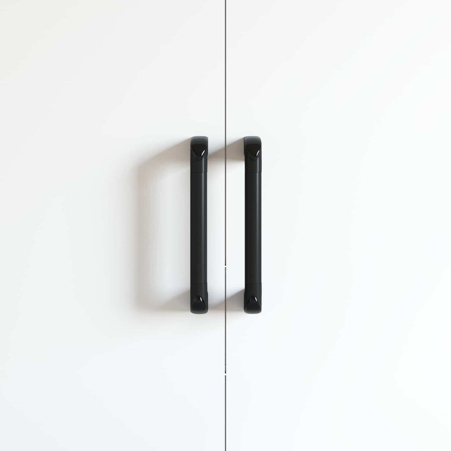 Handle Plain 69 pcs Black 380 x 34 x 85 mm Aluminium and PP