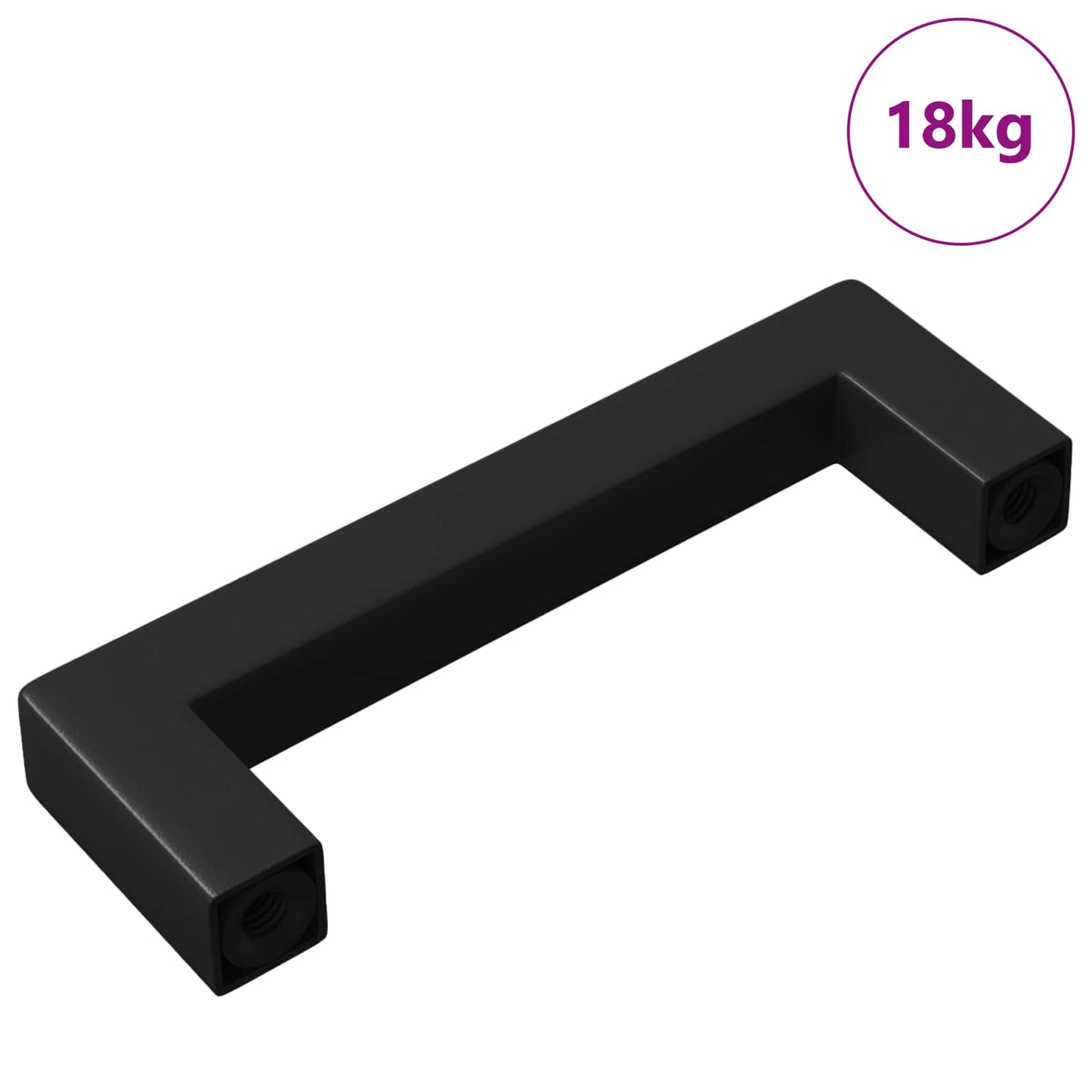 Furniture Handle 530 pcs Black 105 x 12 x 36 mm Iron