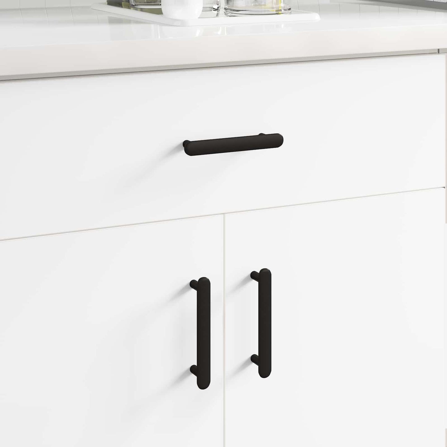 Cabinet Handle 474 pcs Black 121 x 16.6 x 28.3 mm Iron