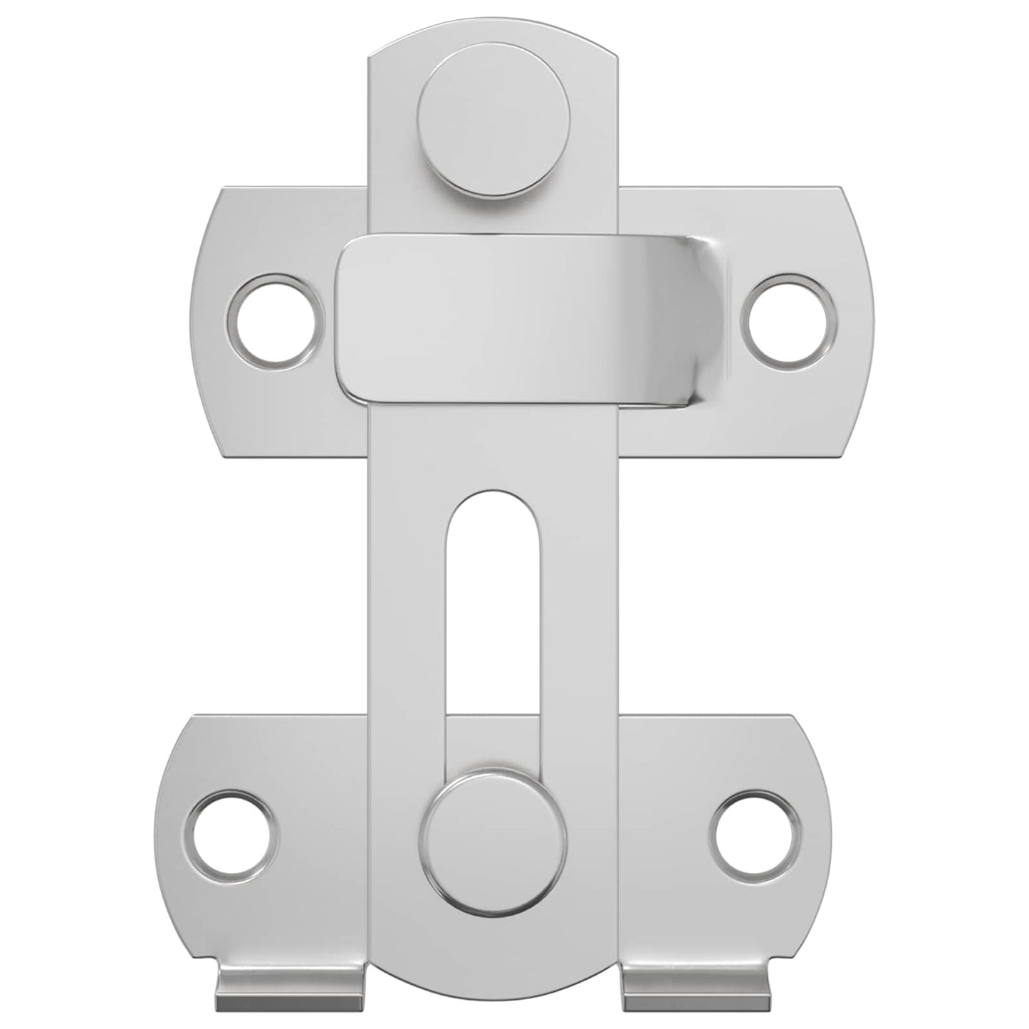 Door Latch 423 pcs Silver 70 x 8 mm Steel