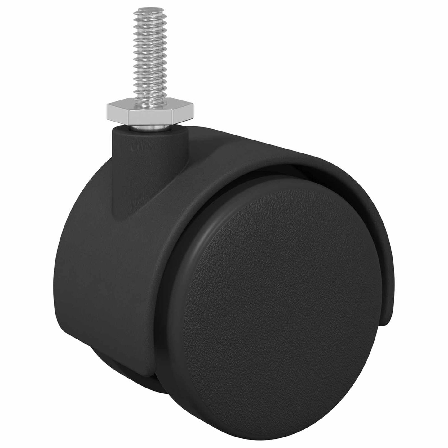 Casters 12 pcs Black 40.1 x 37.8 mm PP and Iron