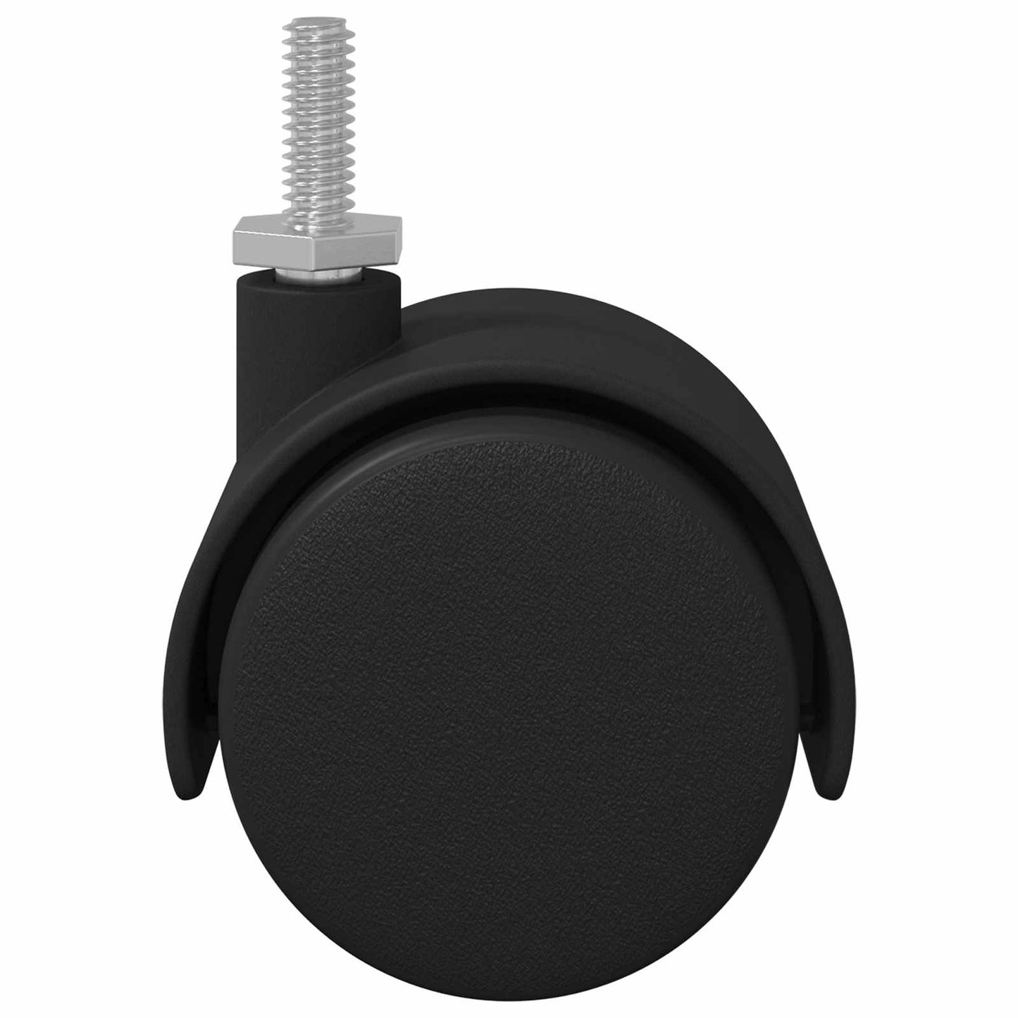 Casters 12 pcs Black 40.1 x 37.8 mm PP and Iron