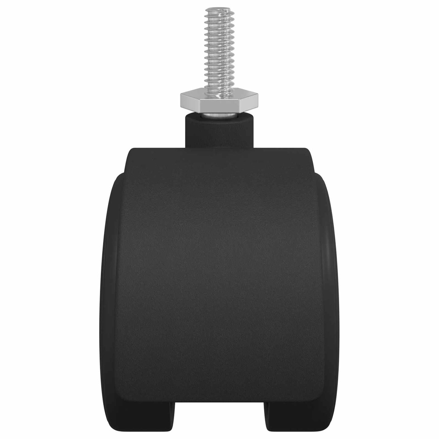 Casters 12 pcs Black 40.1 x 37.8 mm PP and Iron