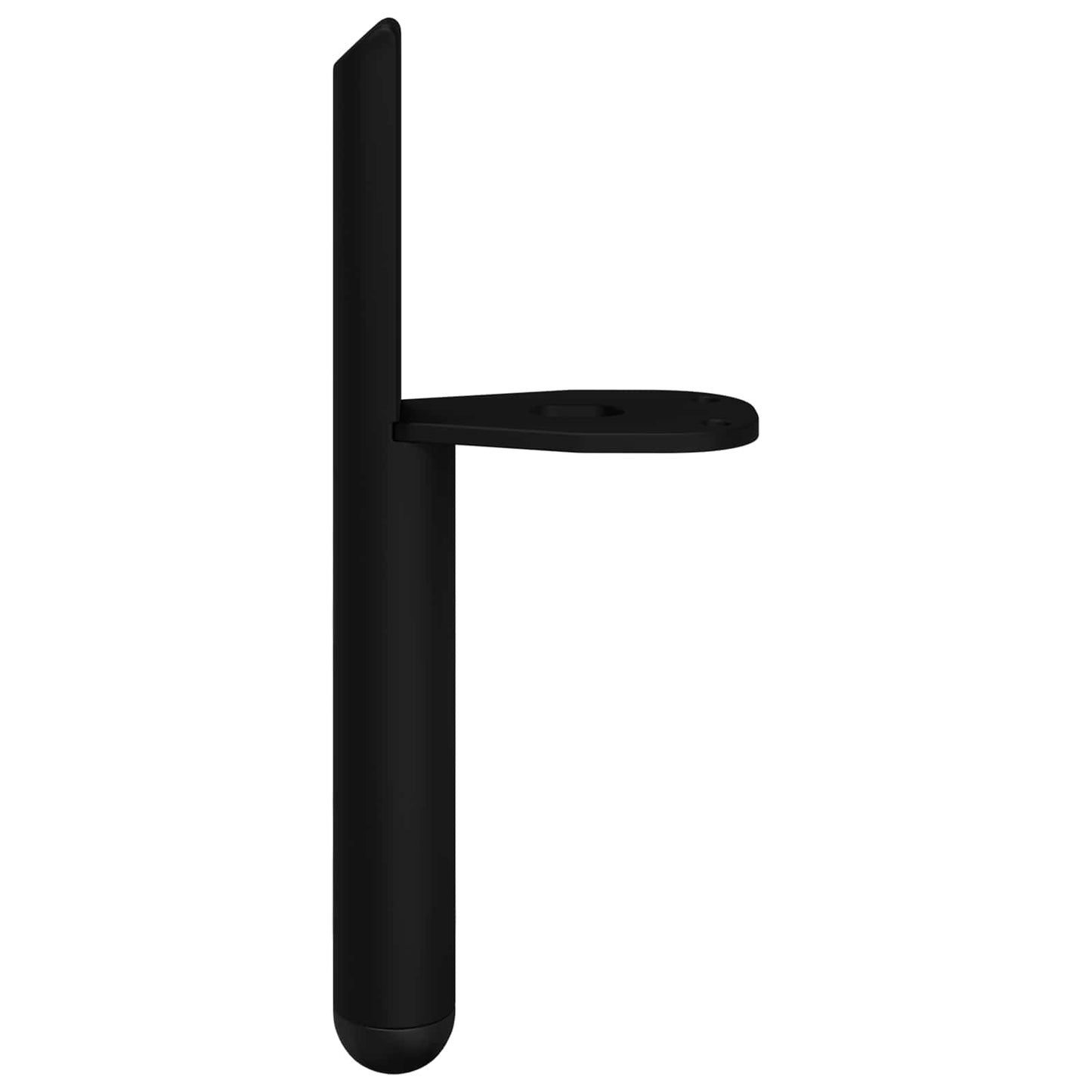 Furniture Feet 12 pcs Black 66 x 36 x 160 mm Iron