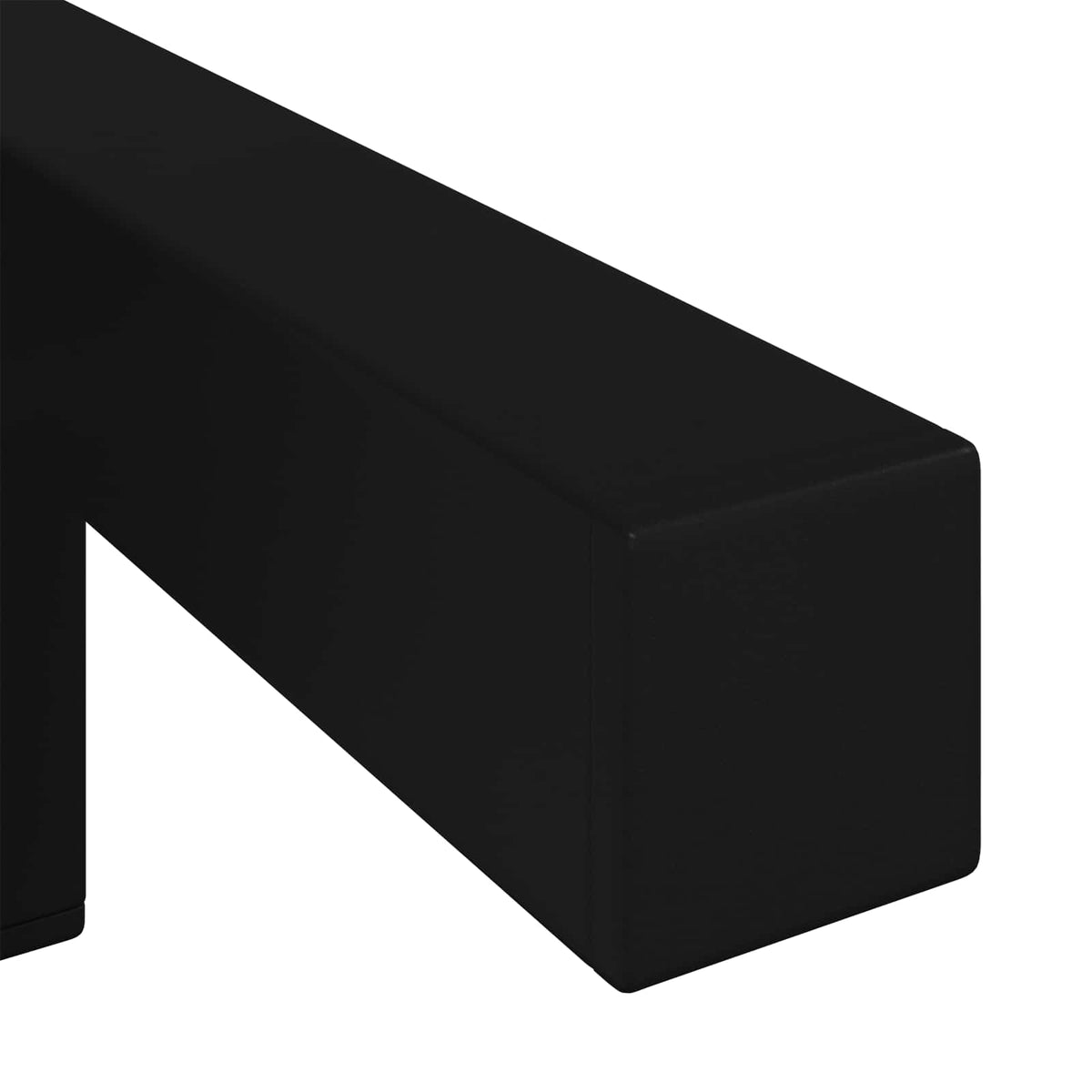 Standing Feet 2 pcs Black 57 x 57 x 100 mm Iron