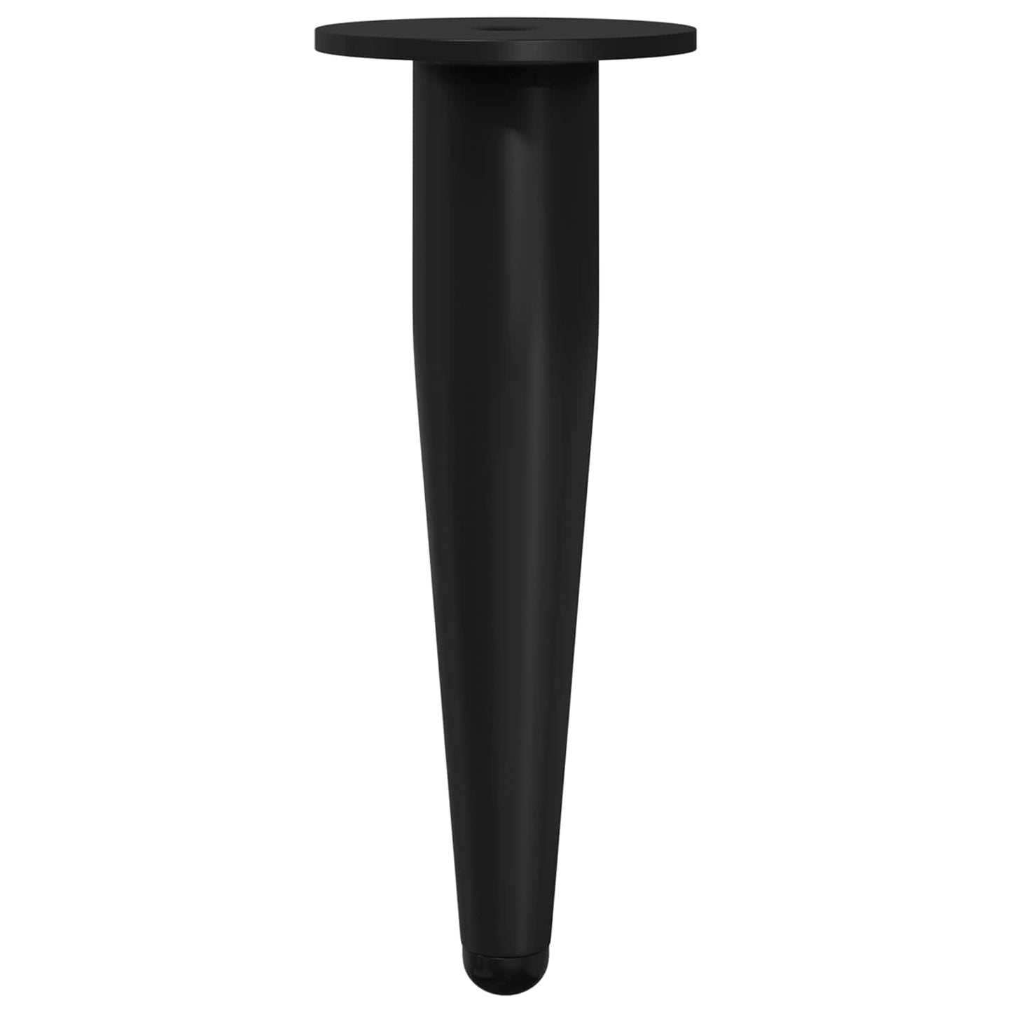 Furniture Feet 12 pcs Black Ø 40 x 98 mm Iron