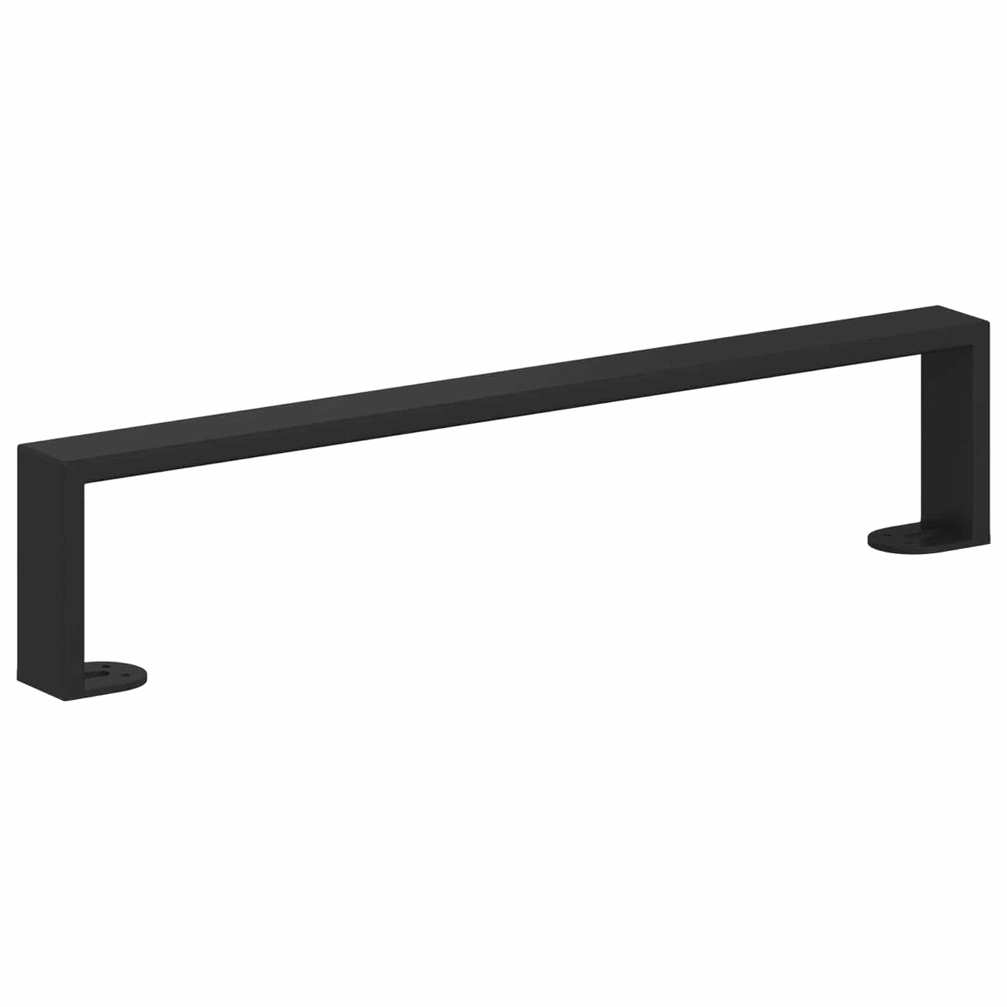 Furniture Feet 12 pcs Black 481 x 40.5 x 100 mm Iron