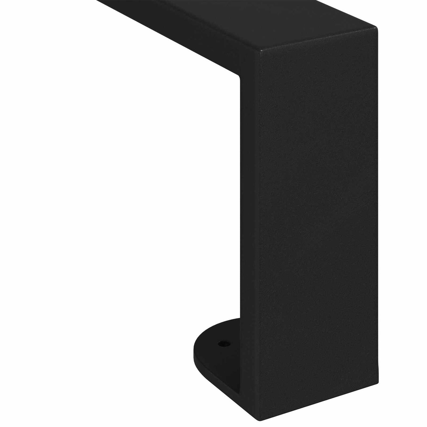 Furniture Feet 12 pcs Black 596 x 40.5 x 100 mm Iron
