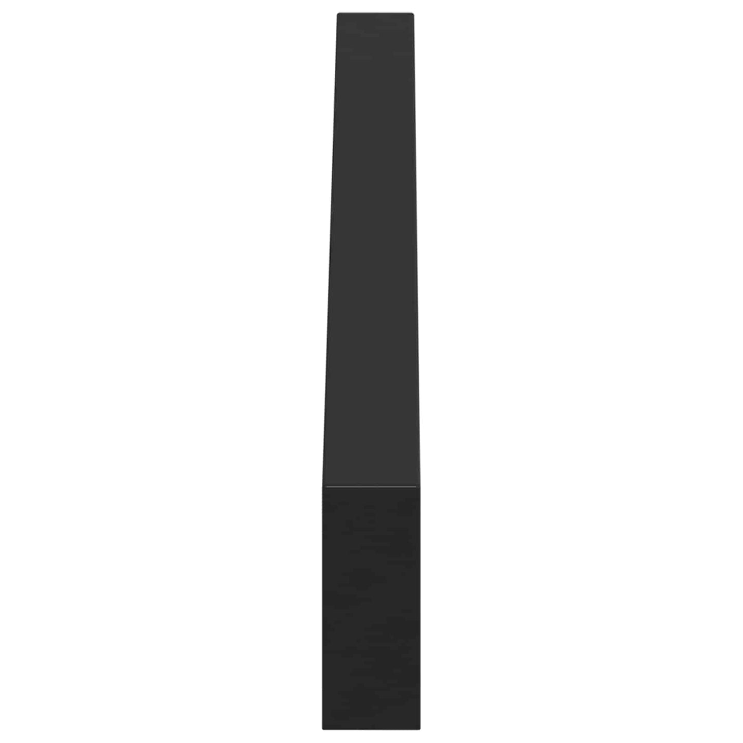 Furniture Feet 2 pcs Black 796 x 40.5 x 100 mm Iron
