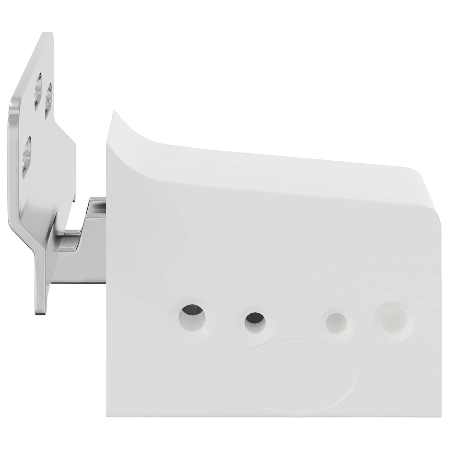 Cabinet Hanging Bracket 12 pcs White 70 x 48 x 19 mm