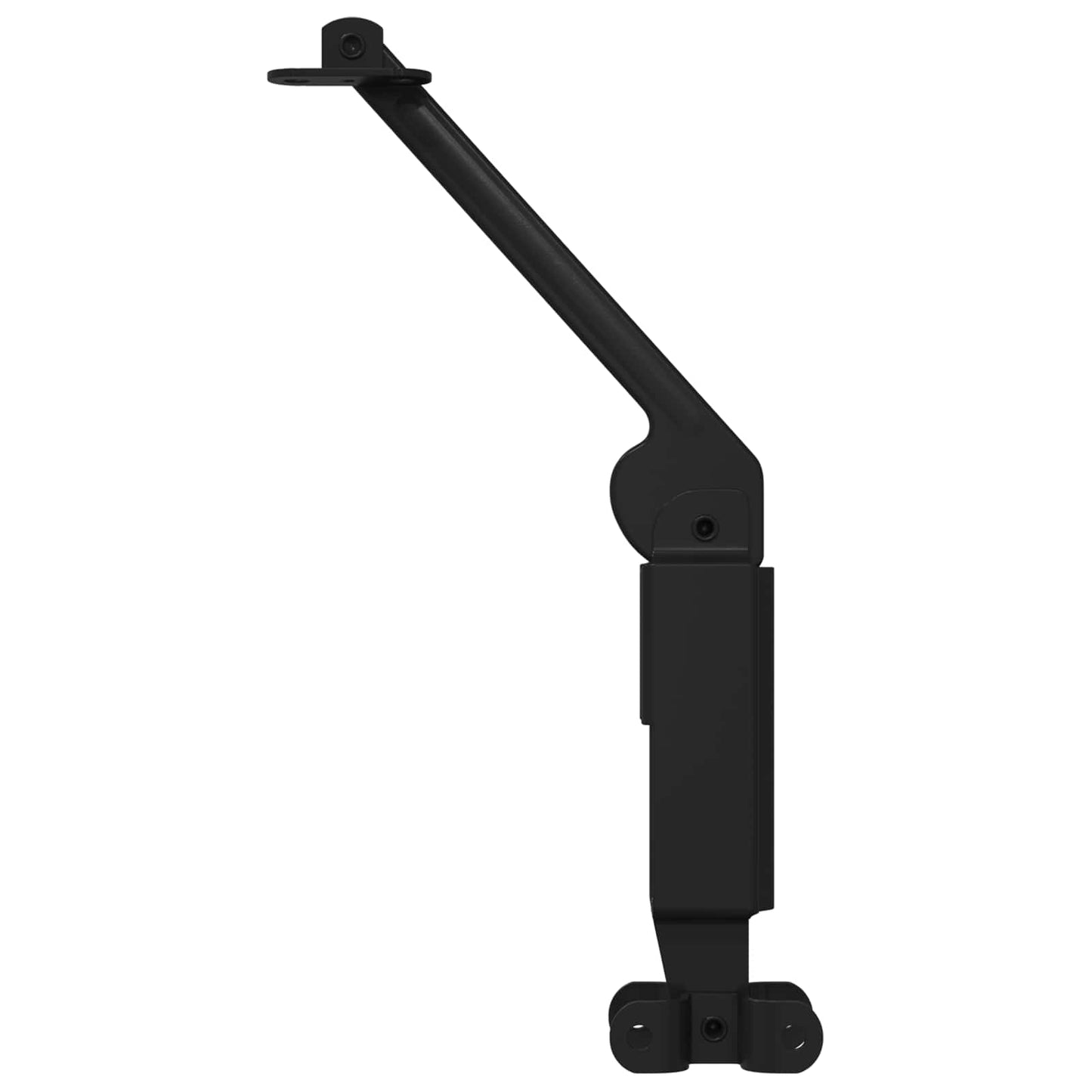 Lid Support Hinge 12 pcs Black 192 x 32 x 50 mm Steel