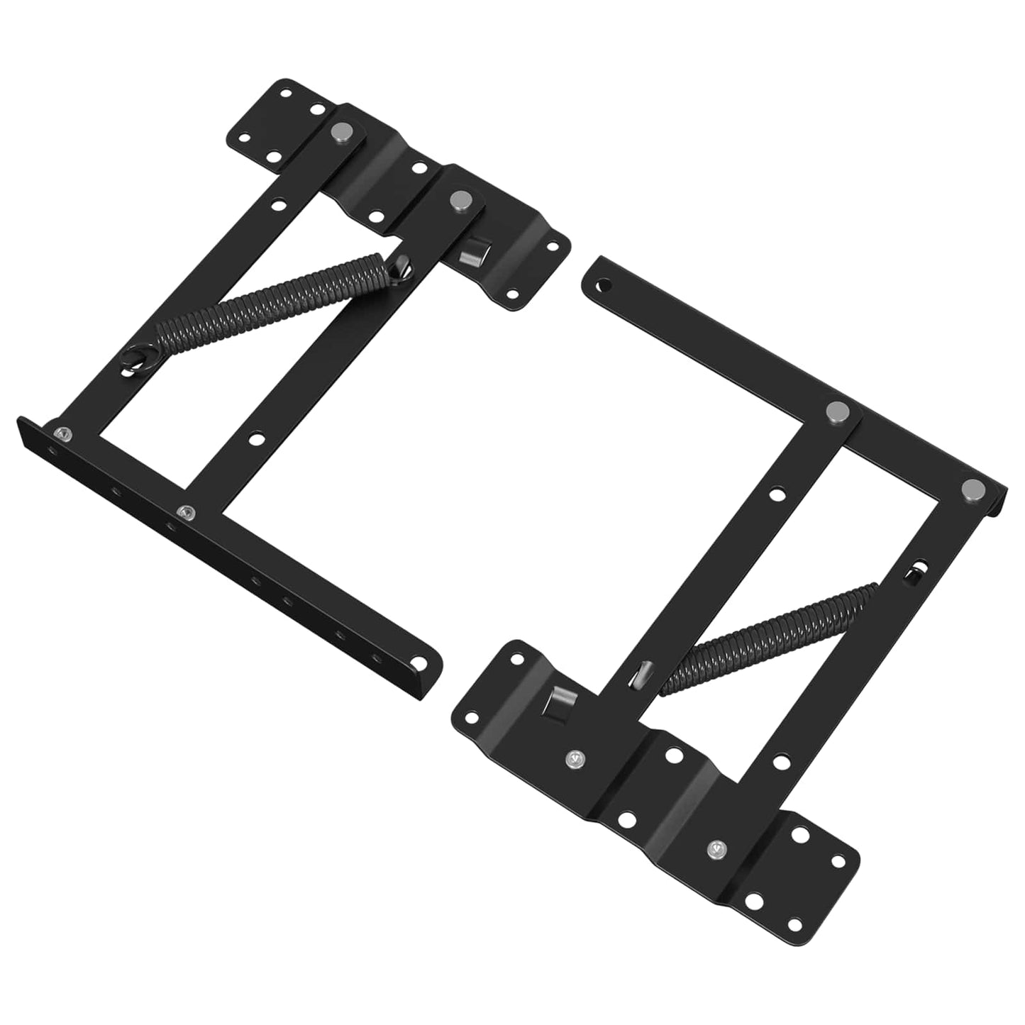 Bed Lift Mechanism 2 pcs Black 340 x 95 x 40 mm Iron