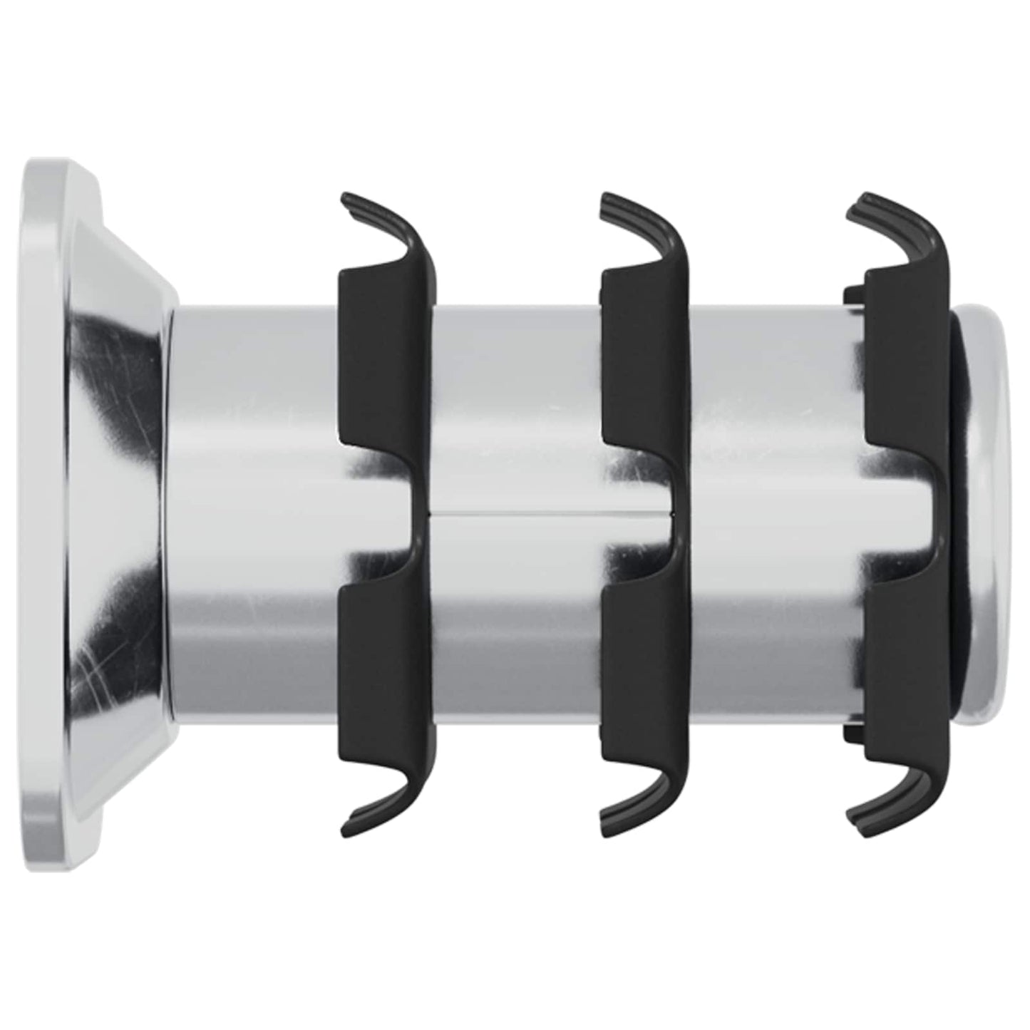 Threaded Tube Insert 1818 pcs Black and Silver Galvanised Steel