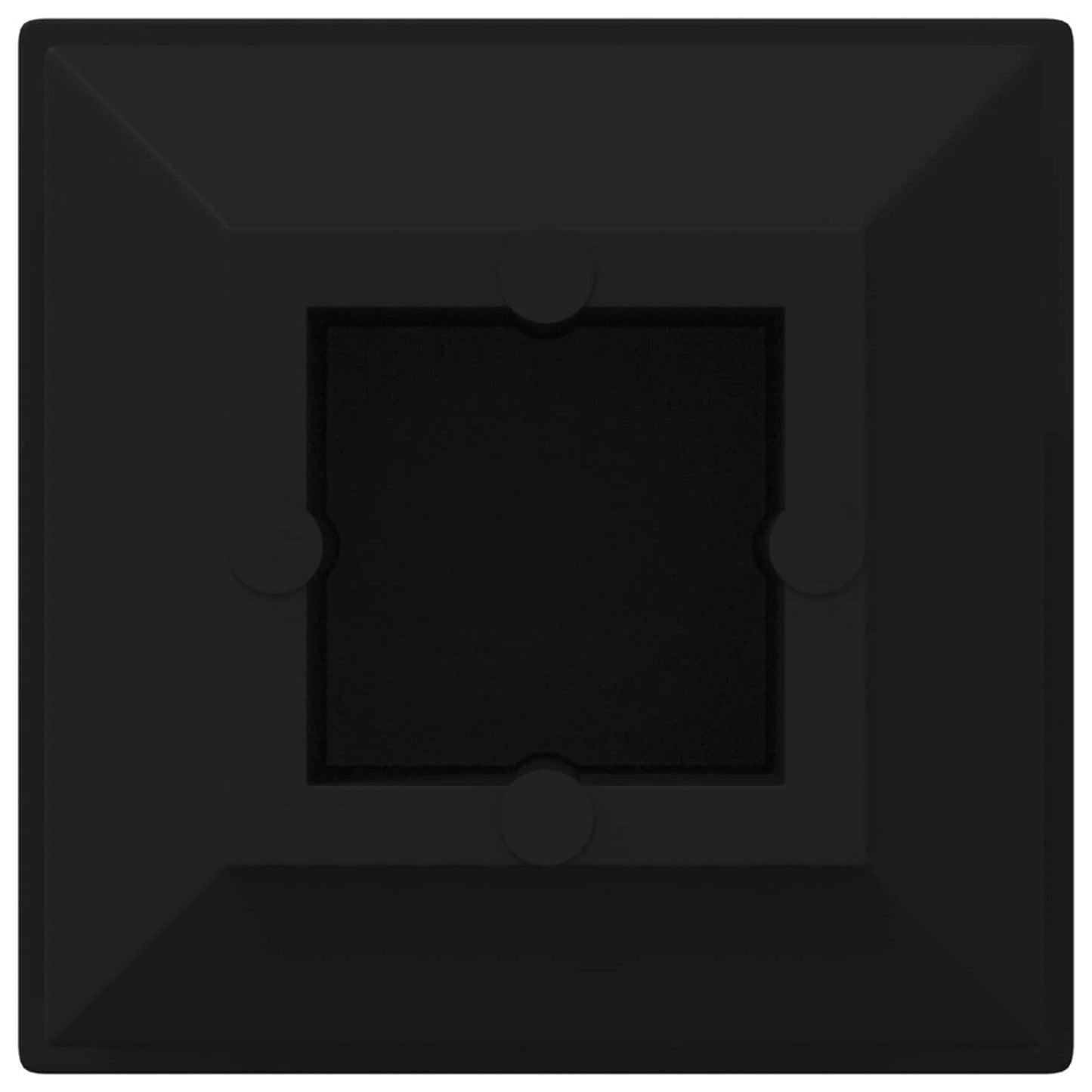 End Caps 10909 pcs Black 15 x 15 x 15 mm PP