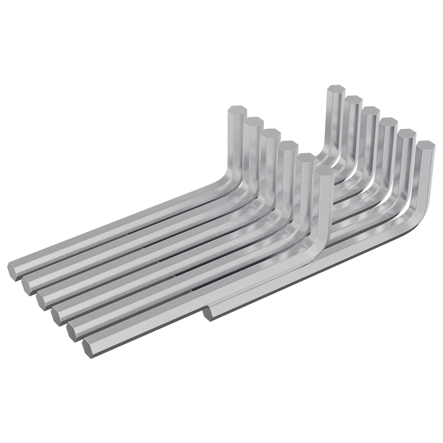 Hex Key 1800 pcs Silver 32 x 86 mm Steel