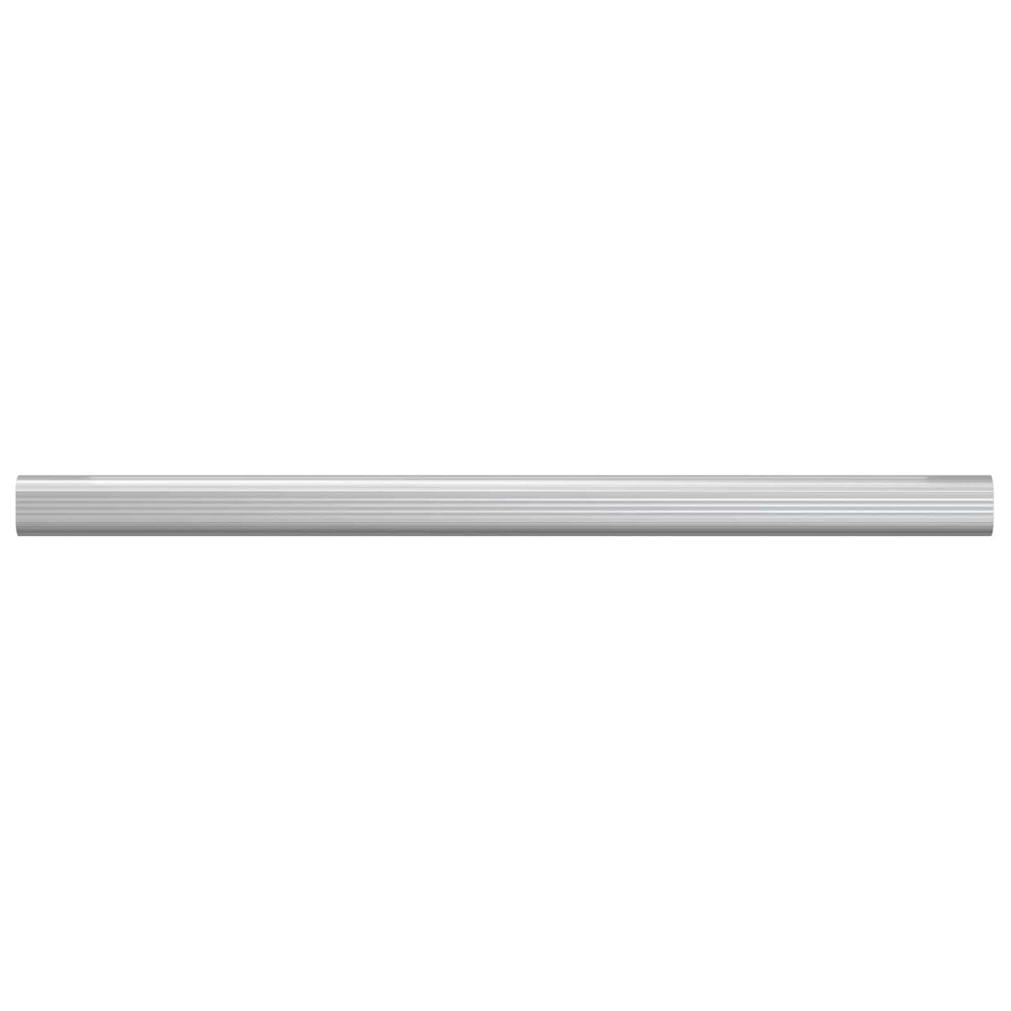 Closet Rod 12 pcs Silver 472 x 15 x 29 mm Aluminium Alloy