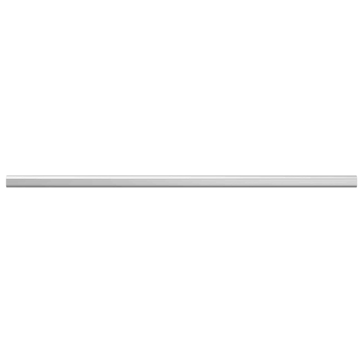 Closet Rod 12 pcs Silver 864 x 15 x 29 mm Aluminium Alloy