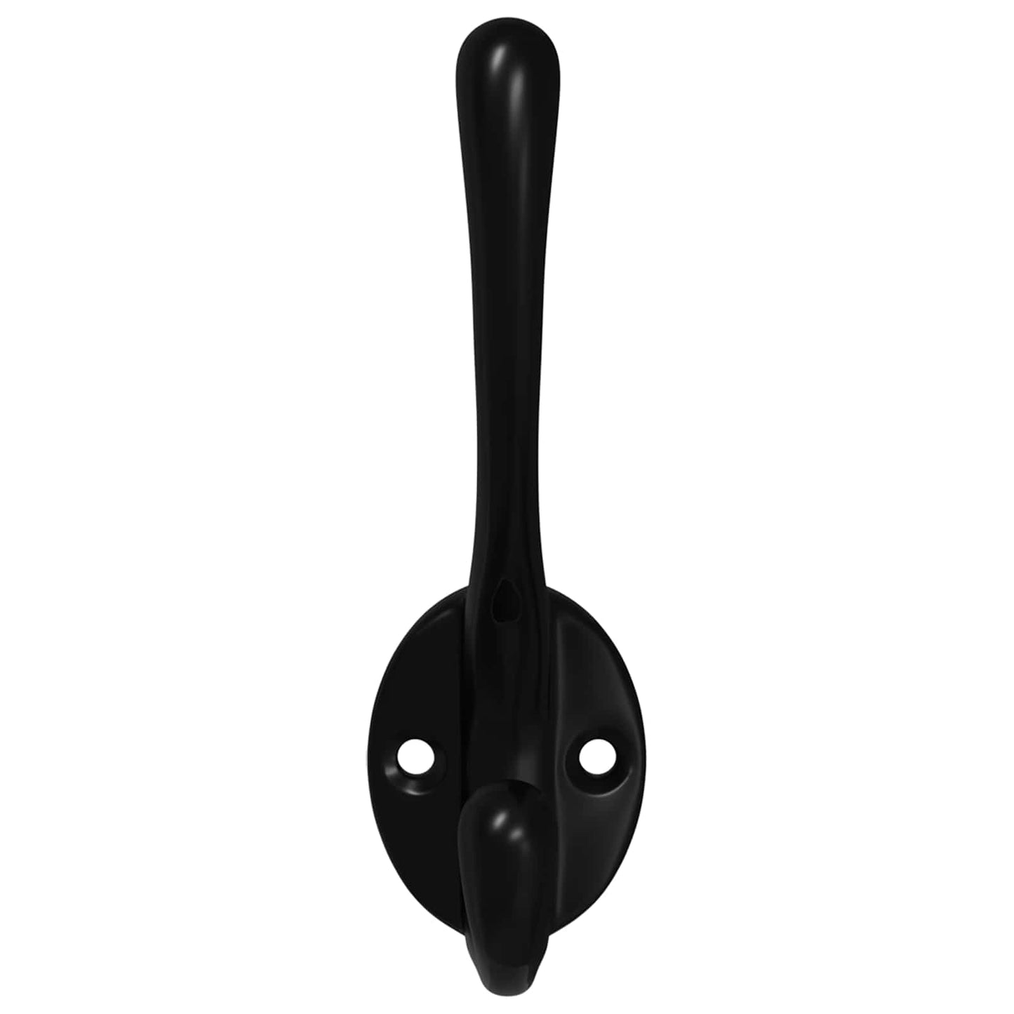 Clothes Hook 12 pcs Black 102 x 29 x 47mm Zinc Alloy