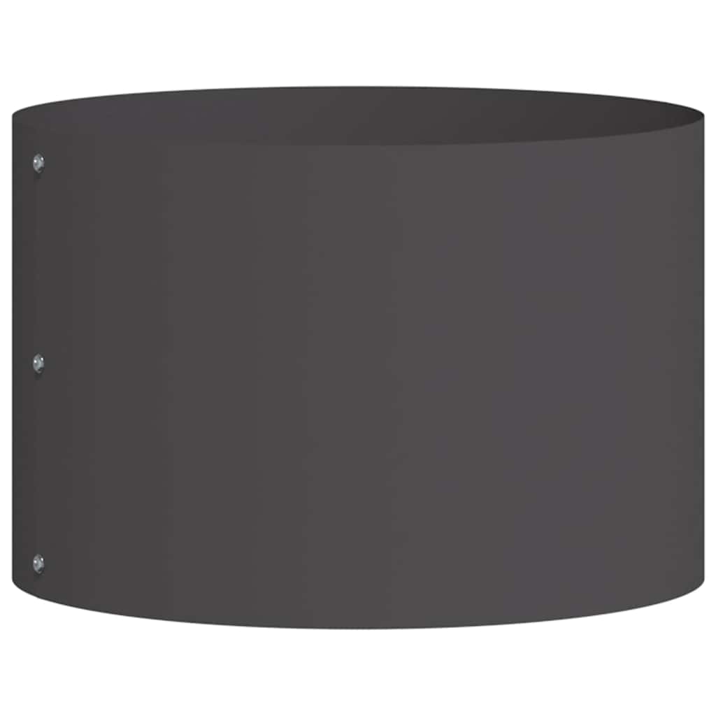 Planter Ring Black 30 x 30 x 20 cm Cold-rolled Steel