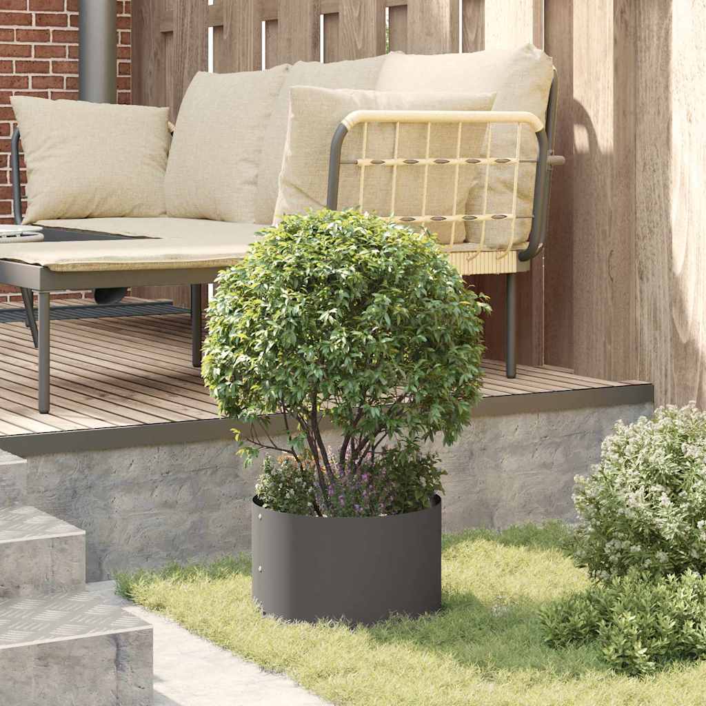 Planter Ring 5 pcs Black 30 x 30 x 20 cm Cold-rolled Steel