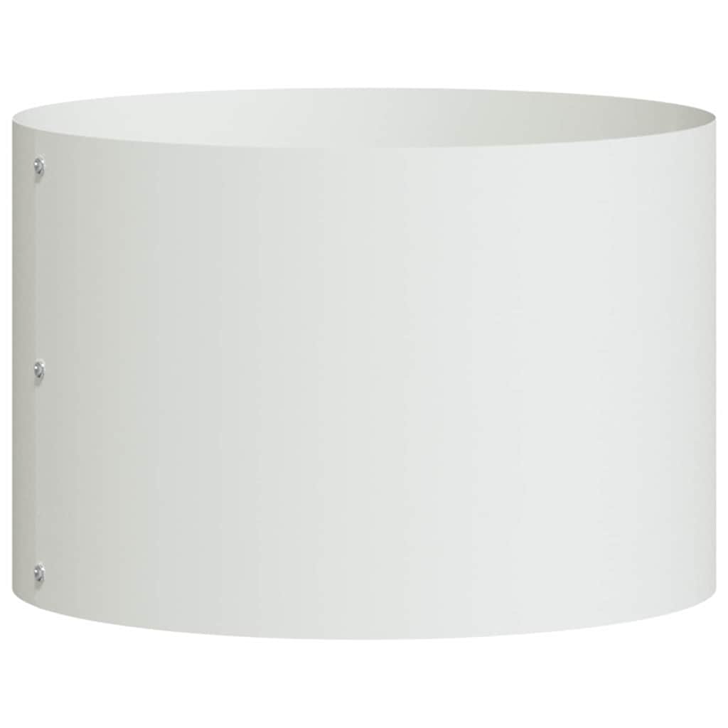 Planter Ring 5 pcs White 30 x 30 x 20 cm Cold-rolled Steel