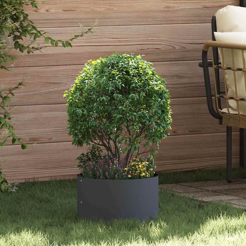Planter Ring Anthracite 30 x 30 x 20 cm Cold-rolled Steel