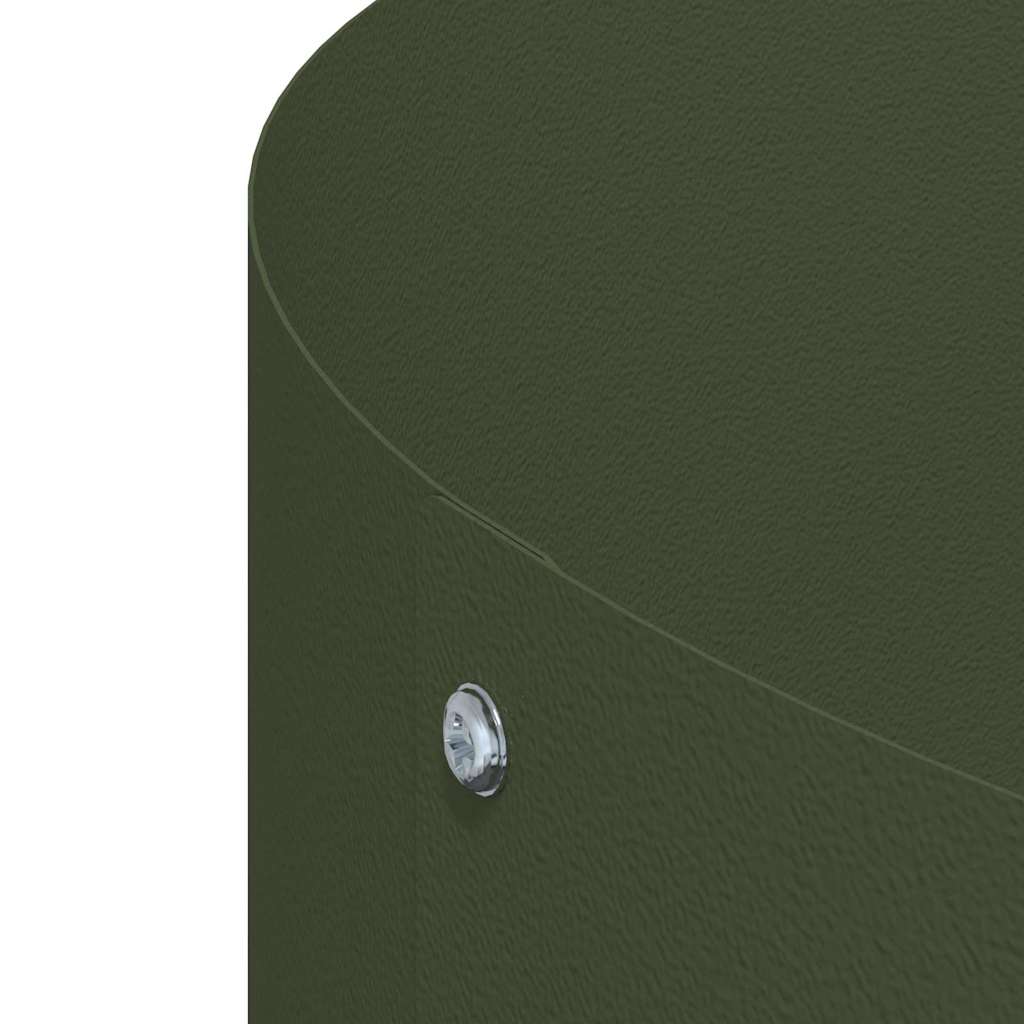 Planter Ring Olive Green 30 x 30 x 20 cm Cold-rolled Steel