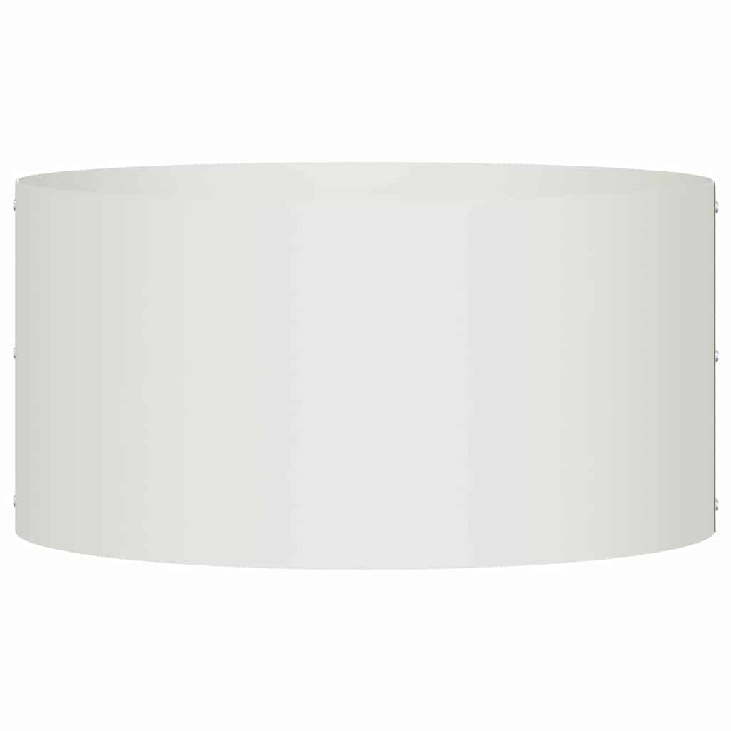 Planter Ring White 40 x 40 x 20 cm Cold-rolled Steel