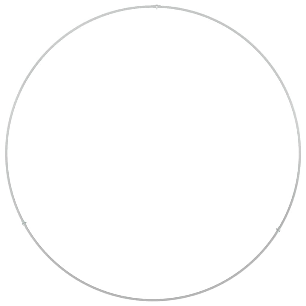 Planter Ring White 80 x 80 x 20 cm Cold-rolled Steel