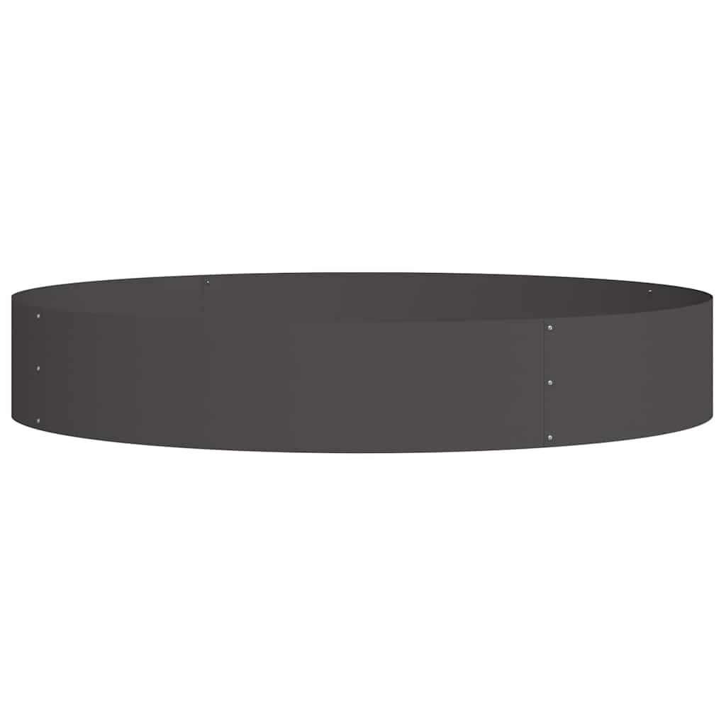 Planter Ring Black 120 x 120 x 20 cm Cold-rolled Steel