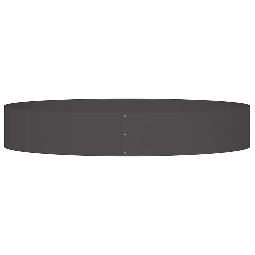 Planter Ring Black 120 x 120 x 20 cm Cold-rolled Steel