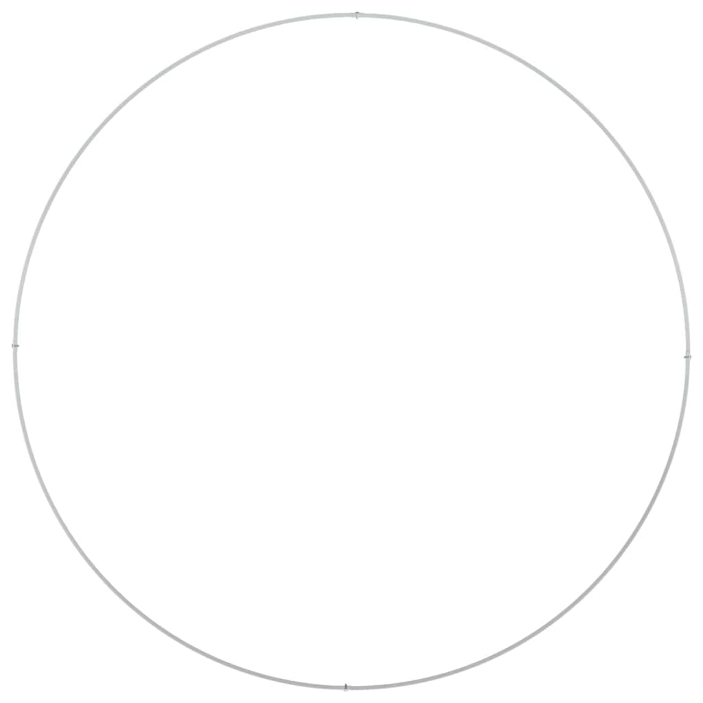 Planter Ring White 120 x 120 x 20 cm Cold-rolled Steel
