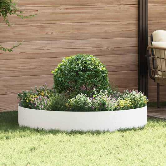 Planter Ring 5 pcs White 120 x 120 x 20 cm Cold-rolled Steel