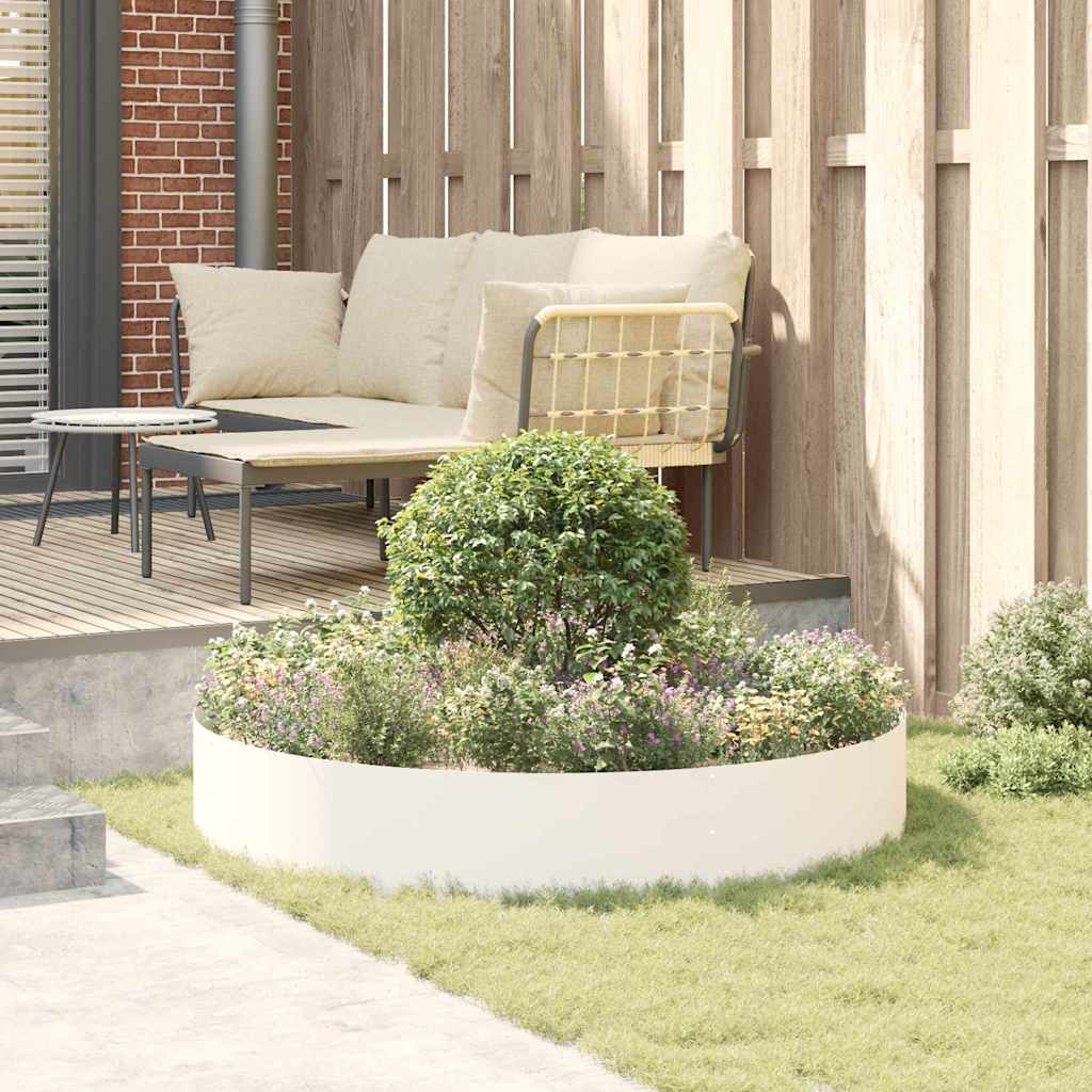 Planter Ring 5 pcs White 120 x 120 x 20 cm Cold-rolled Steel