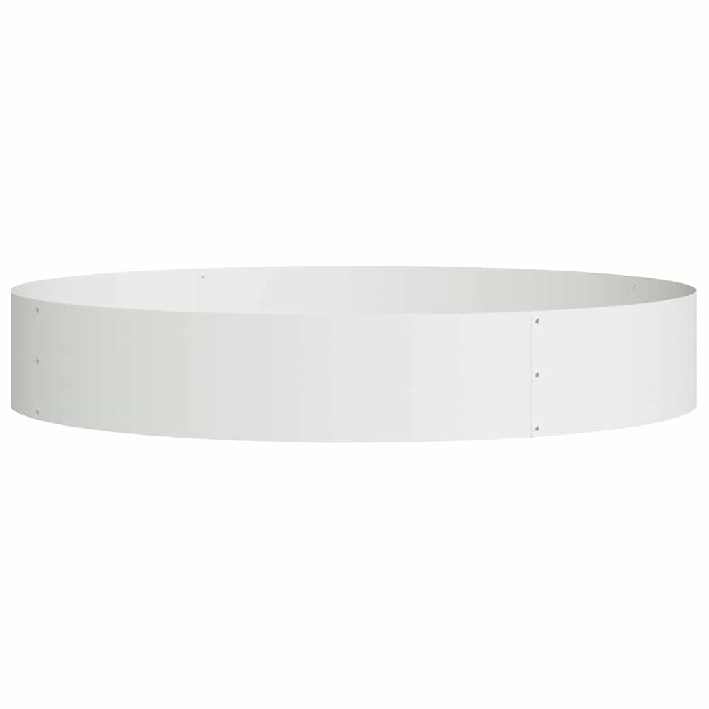Planter Ring 5 pcs White 120 x 120 x 20 cm Cold-rolled Steel