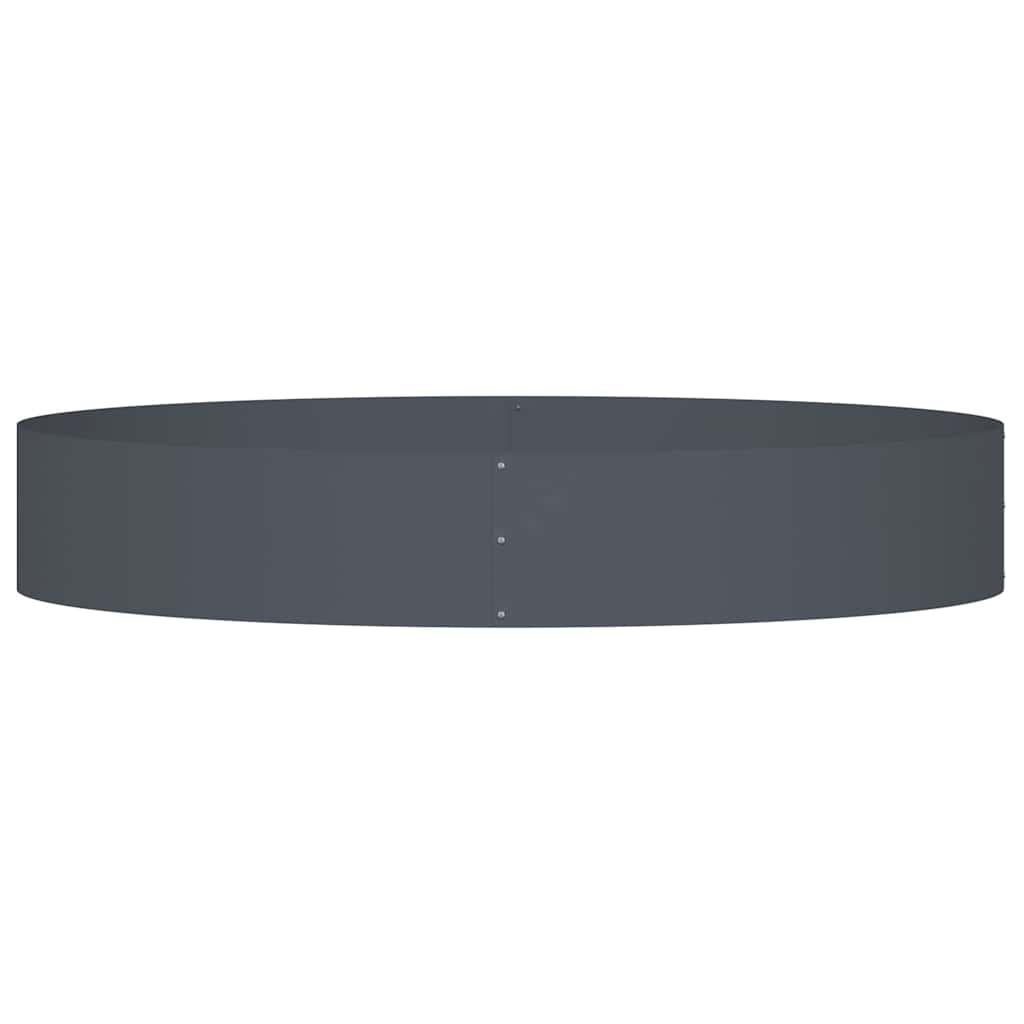 Planter Ring Anthracite 120 x 120 x 20 cm Cold-rolled Steel