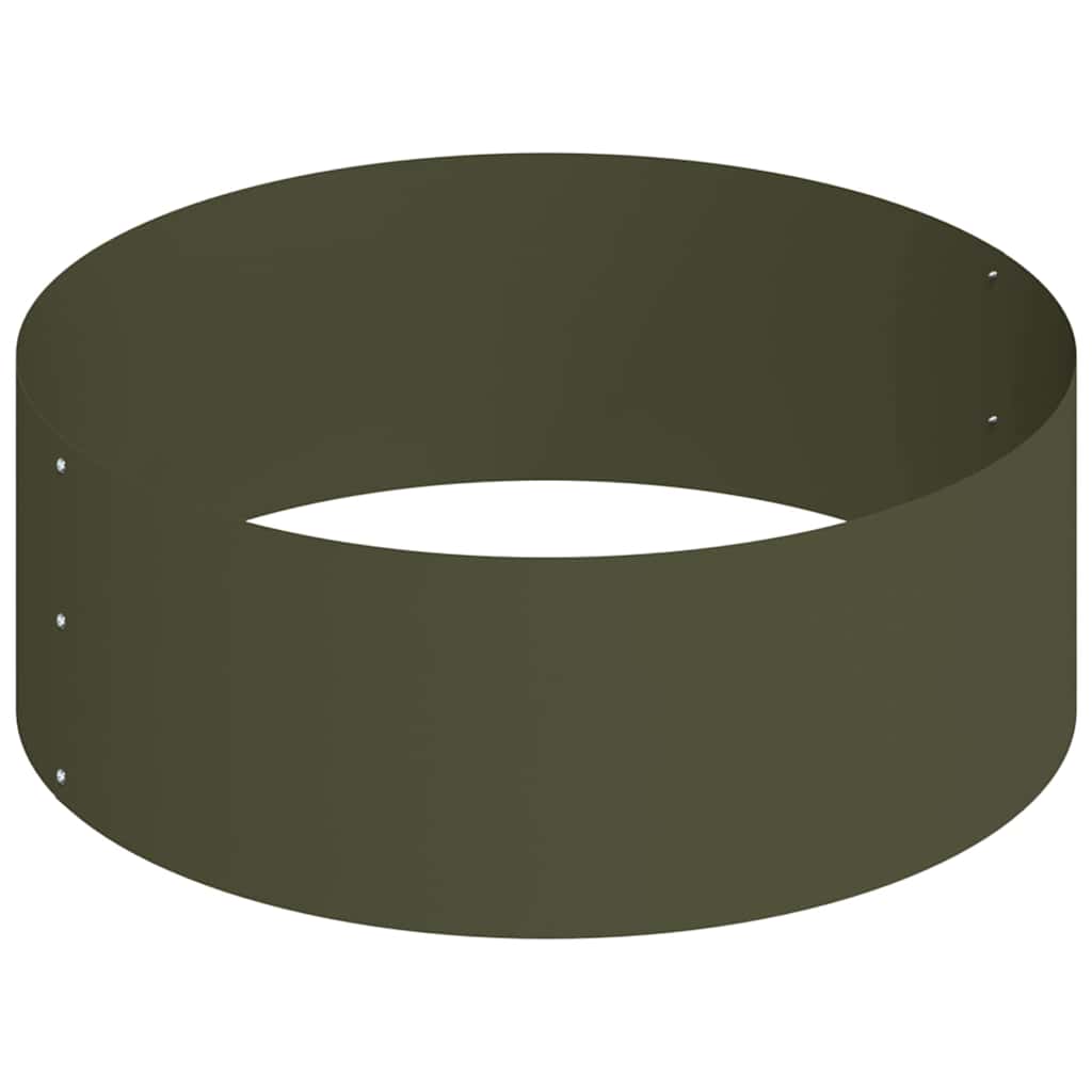 Garden Planter Olive Green 90 x 90 x 20 cm Cold-rolled Steel