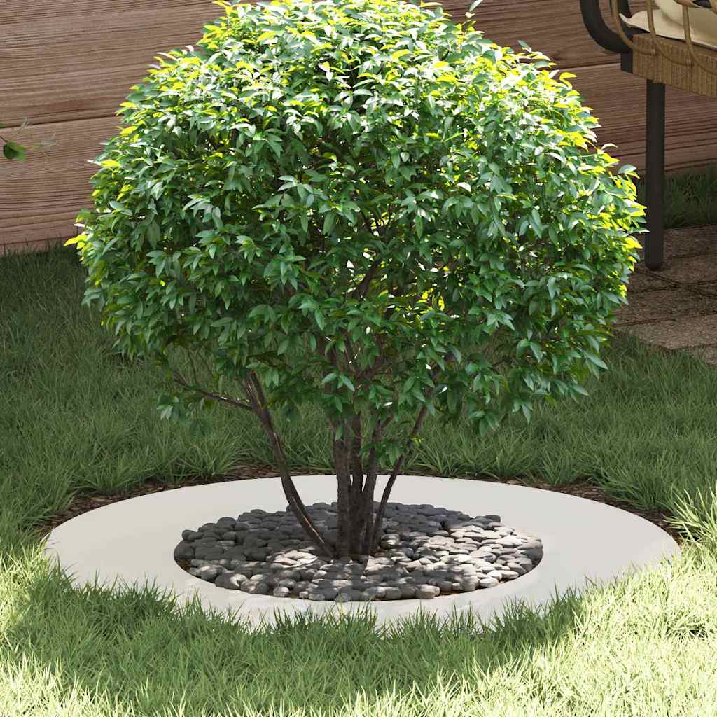 suitable for Flat Tree Ring White Ø40 / 70 cm Steel