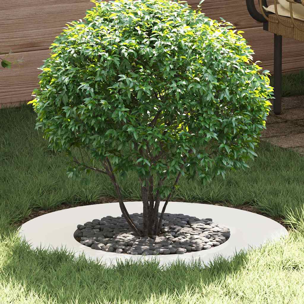 suitable for Flat Tree Rings 5 pcs White Ø40 / 70 cm Steel
