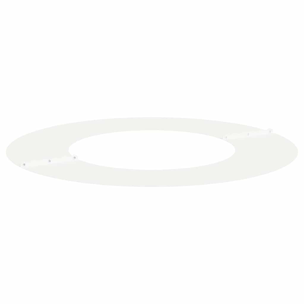 suitable for Flat Tree Rings 5 pcs White Ø40 / 70 cm Steel