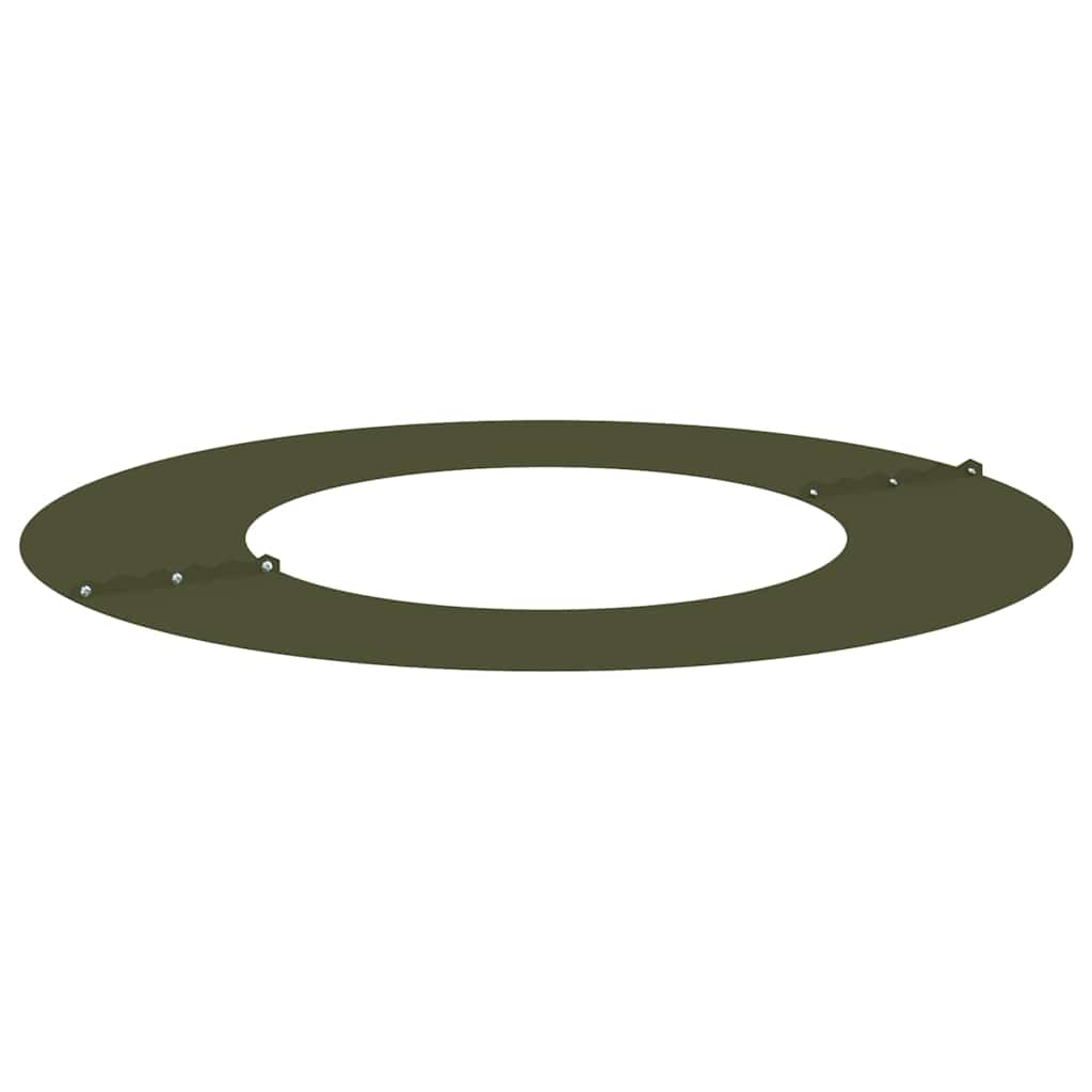suitable for Flat Tree Rings 5 pcs Olive green Ø40 / 70 cm Steel