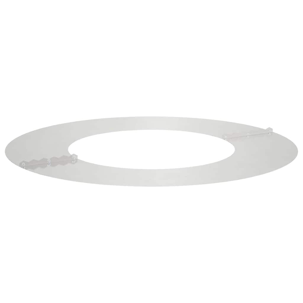 suitable for Flat Tree Ring Silver Ø40 / 70 cm Stainless steel