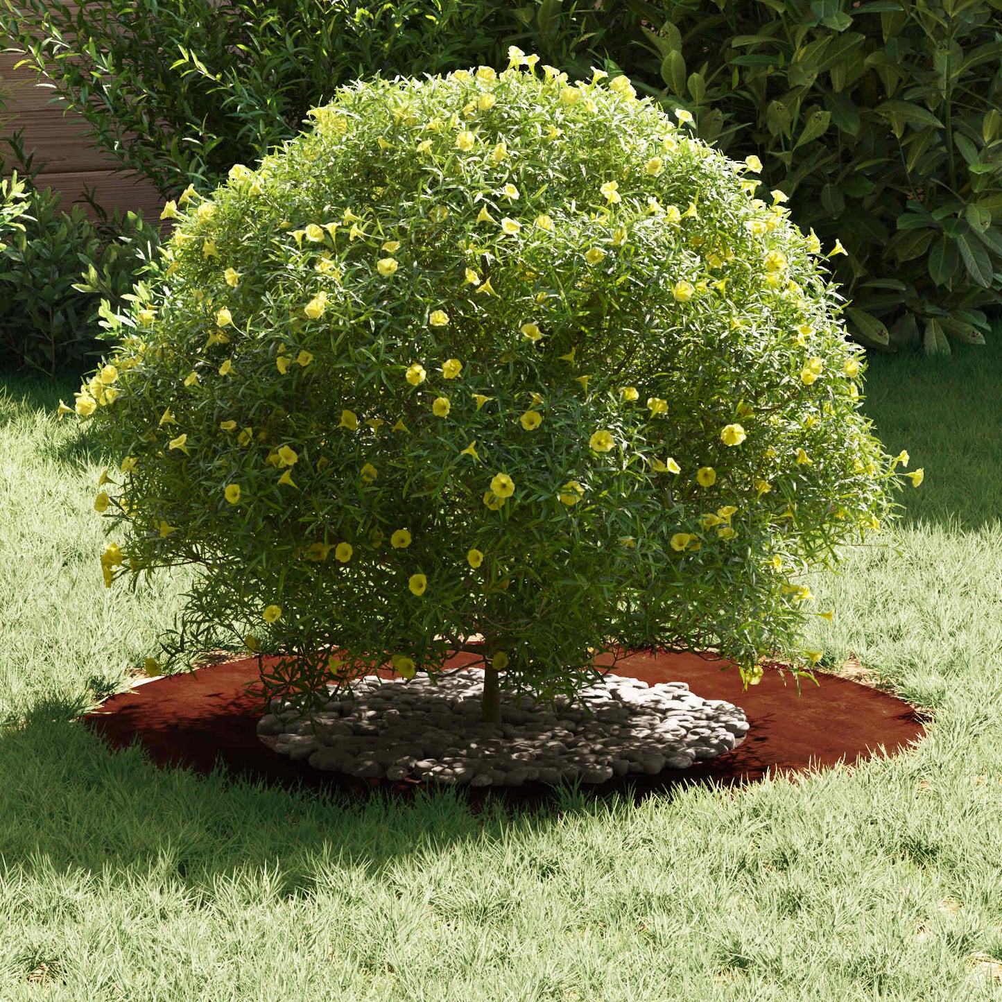 suitable for Flat Tree Ring Brown Ø40 / 70 cm Weathering Steel