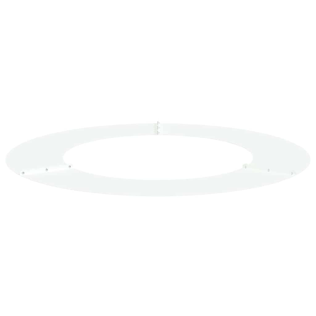 suitable for Flat Tree Rings 5 pcs White Ø50 / 80 cm Steel