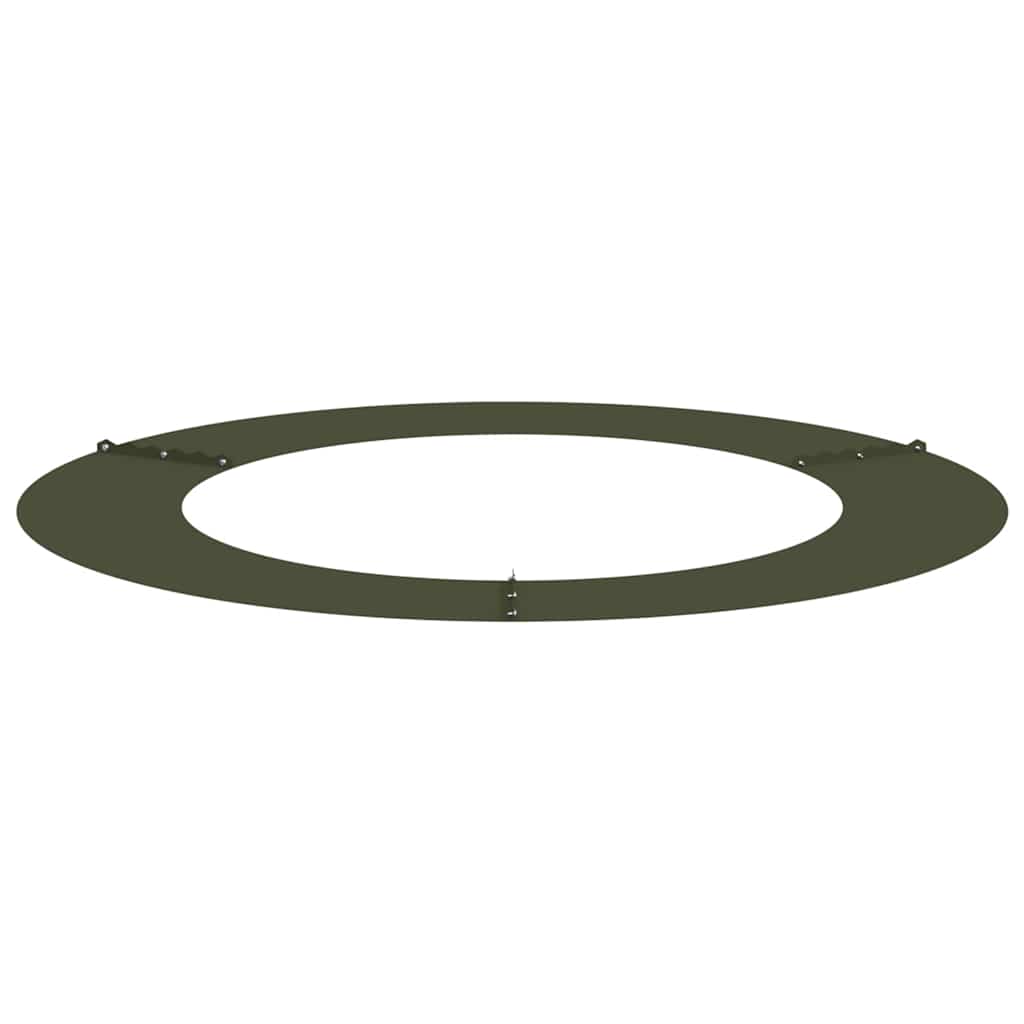 suitable for Flat Tree Rings 5 pcs Olive green Ø60 / 90 cm Steel