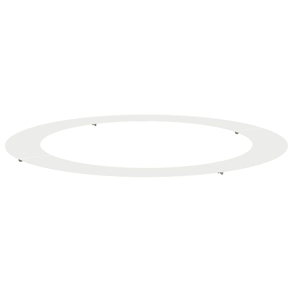 suitable for Flat Tree Ring White Ø90 / 120 cm Steel