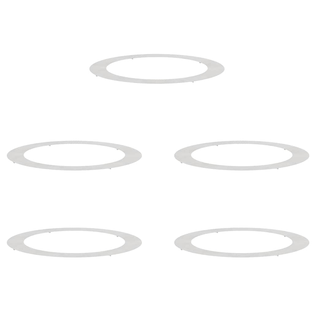 suitable for Flat Tree Rings 5 pcs Silver Ø90 / 120 cm