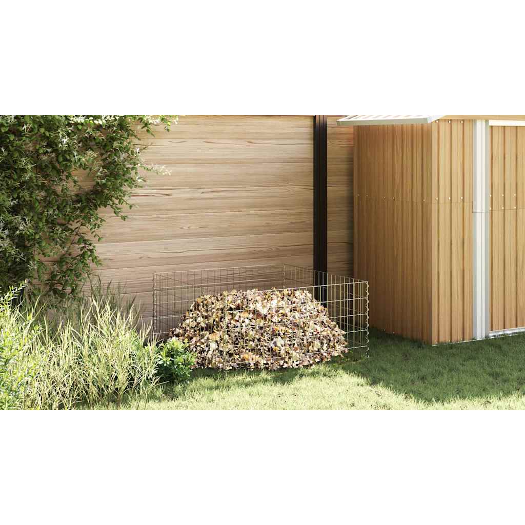 Square Composter 100 x 100 x 50 cm Iron