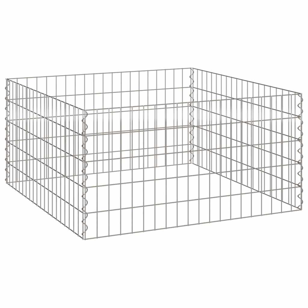 Square Composter 100 x 100 x 50 cm Iron