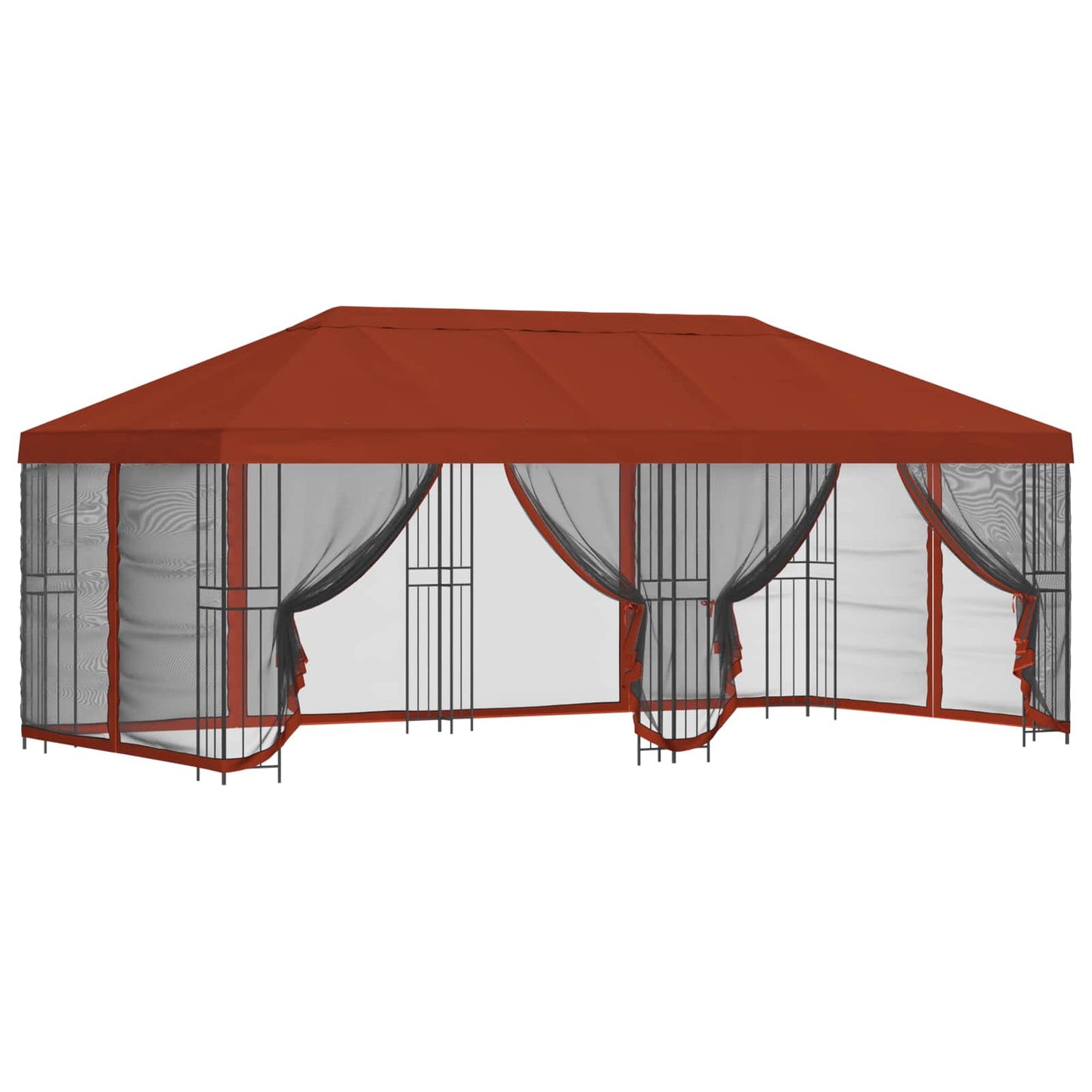 6 x 3 m Terracotta Polyester and Steel 190